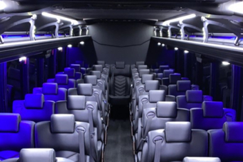 Lynchburg Charter Bus Interior