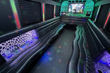 Lynchburg Limo Bus Interior