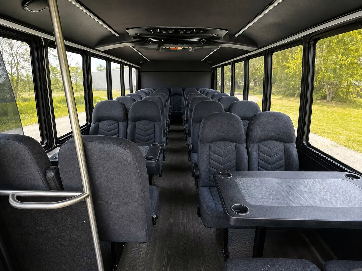 18 passenger minibus inside