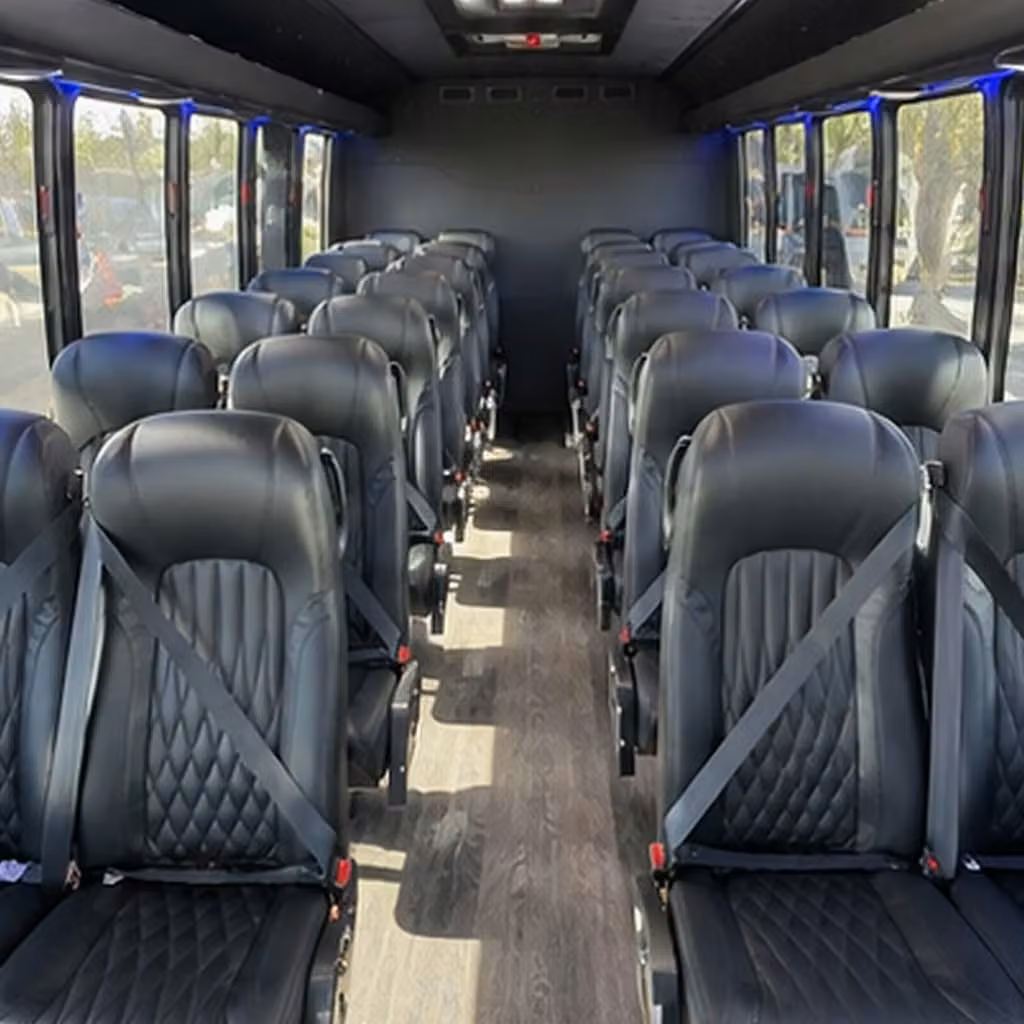 28 passenger minibus inside