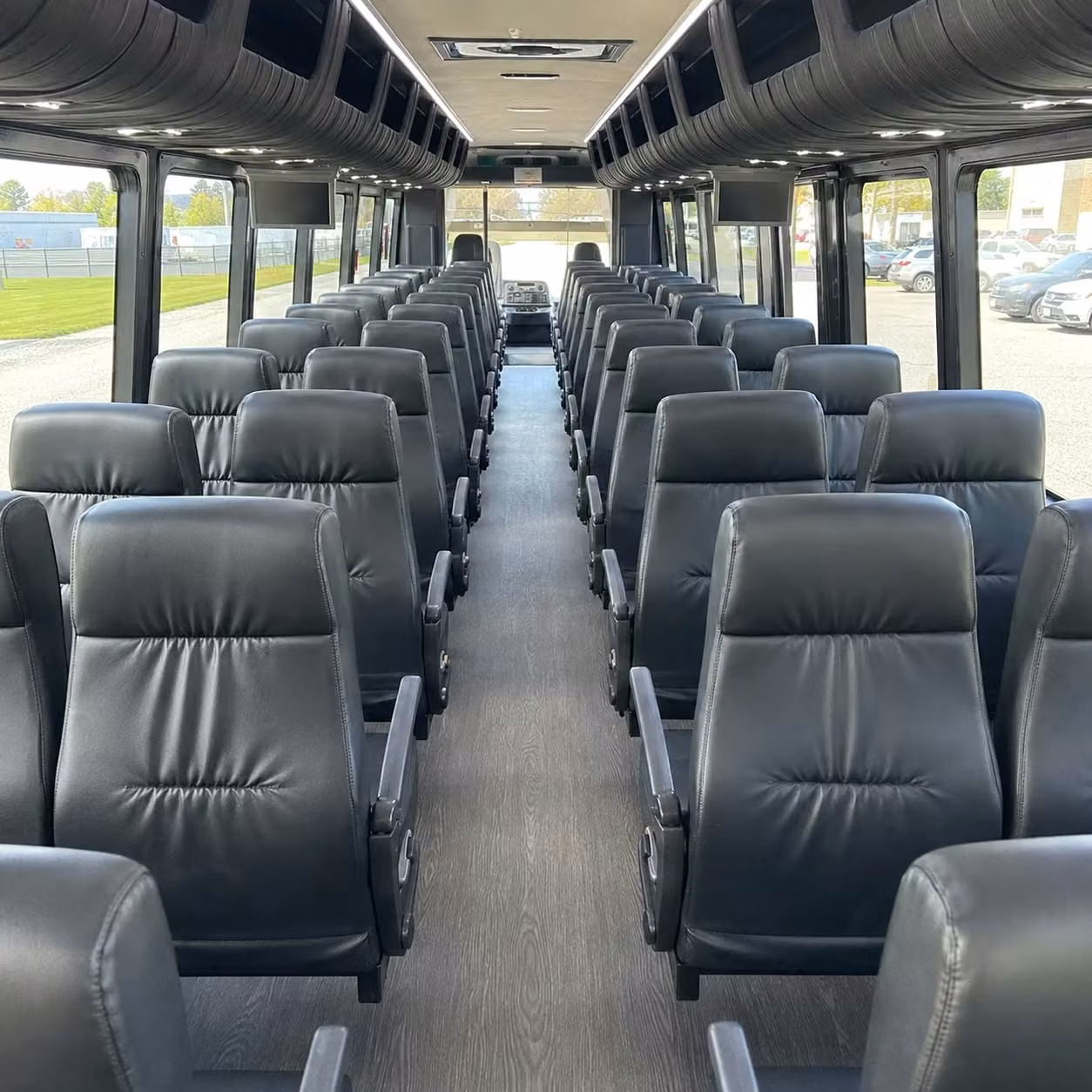 28 passenger minibus interior