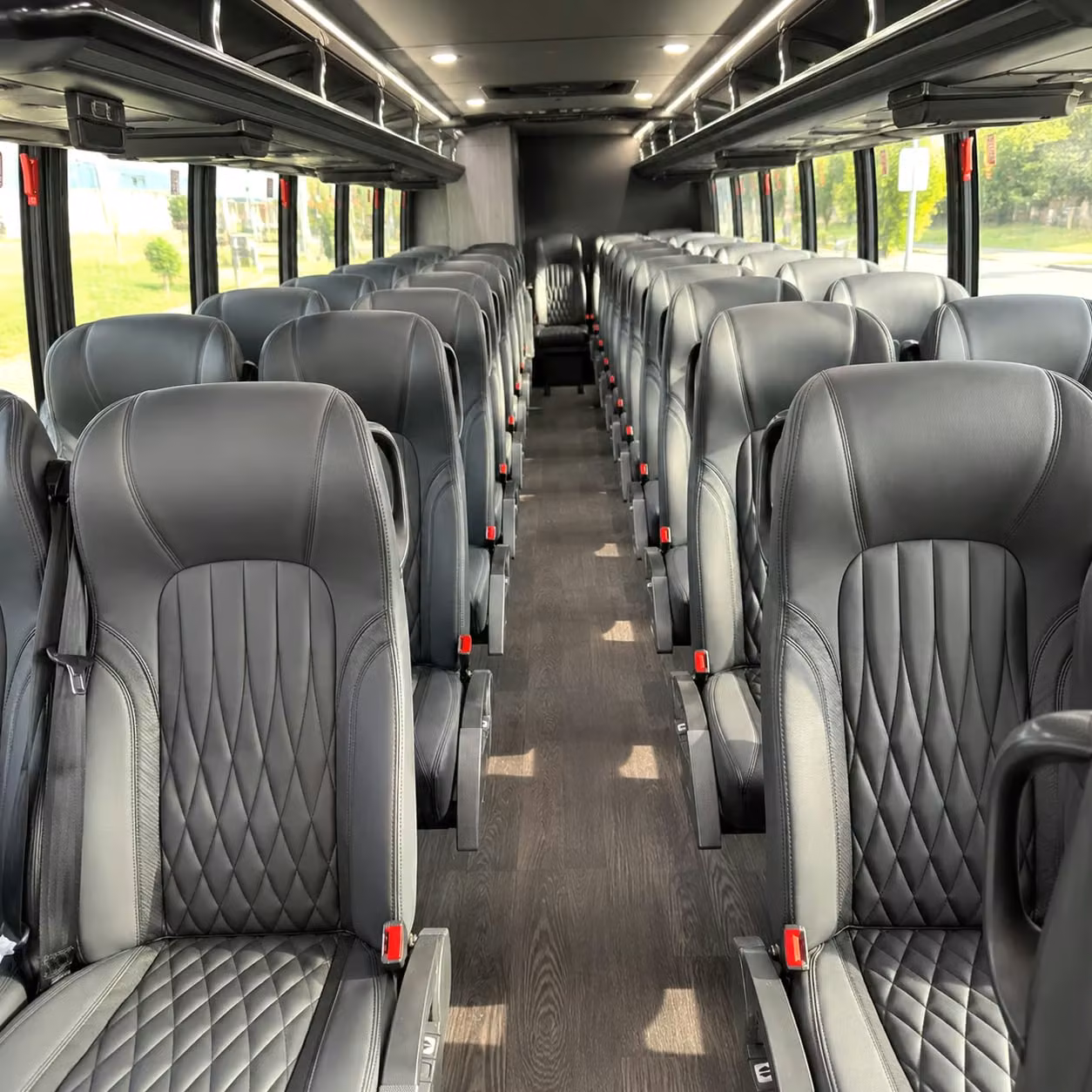 30 passenger minibus inside