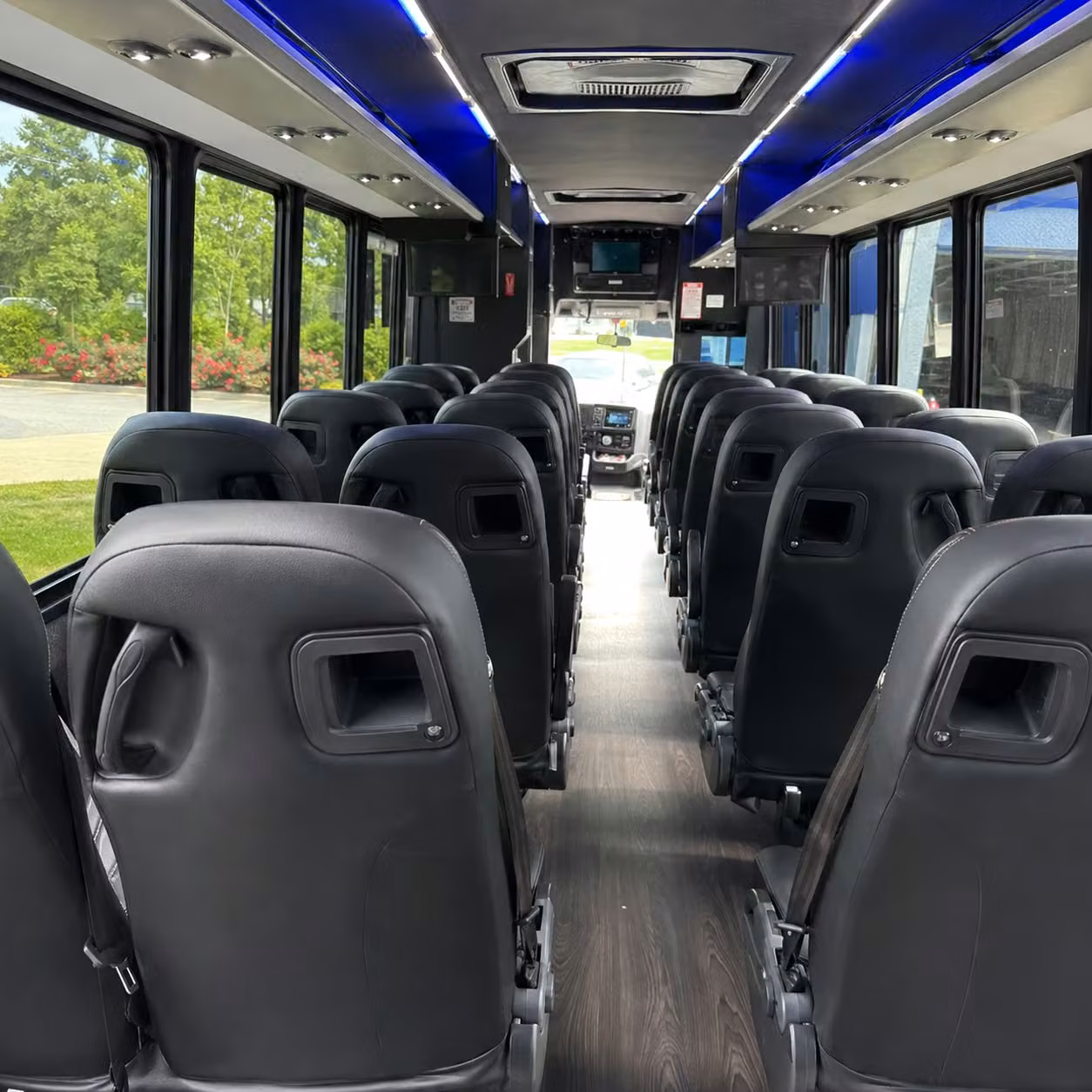 30 passenger minibus interior
