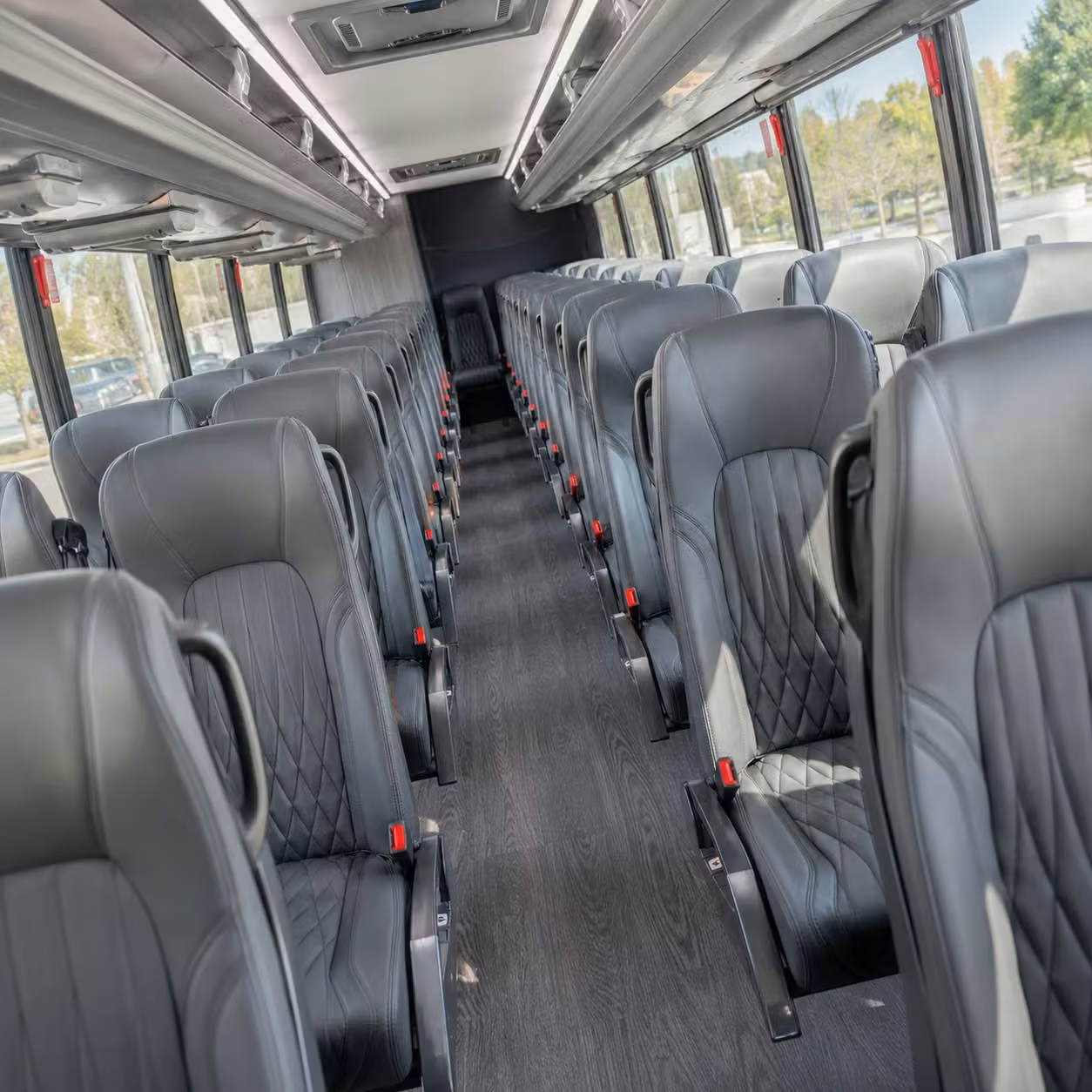 35 passenger minibus inside