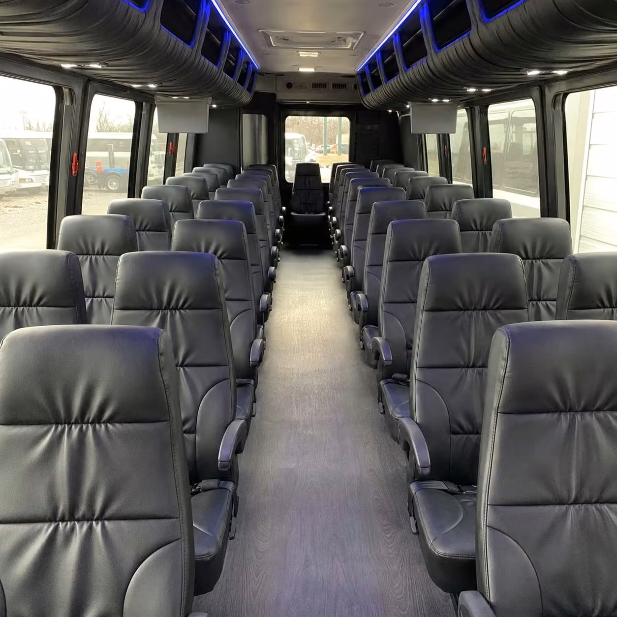 35 passenger minibus interior