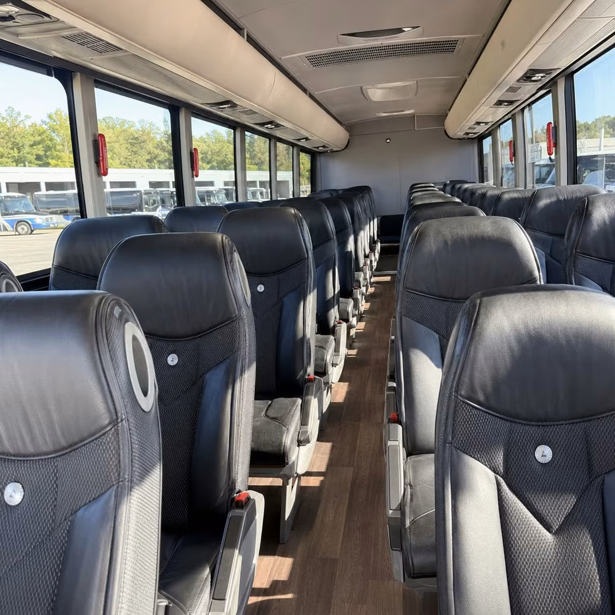 lynchburg charter bus rental interior