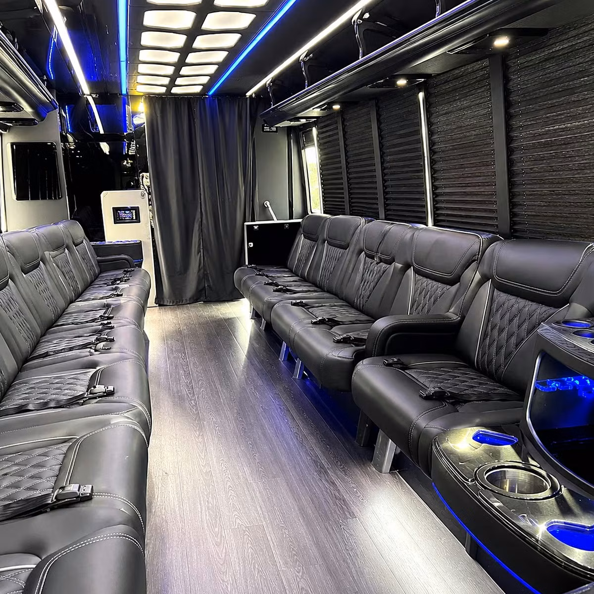 party bus interior