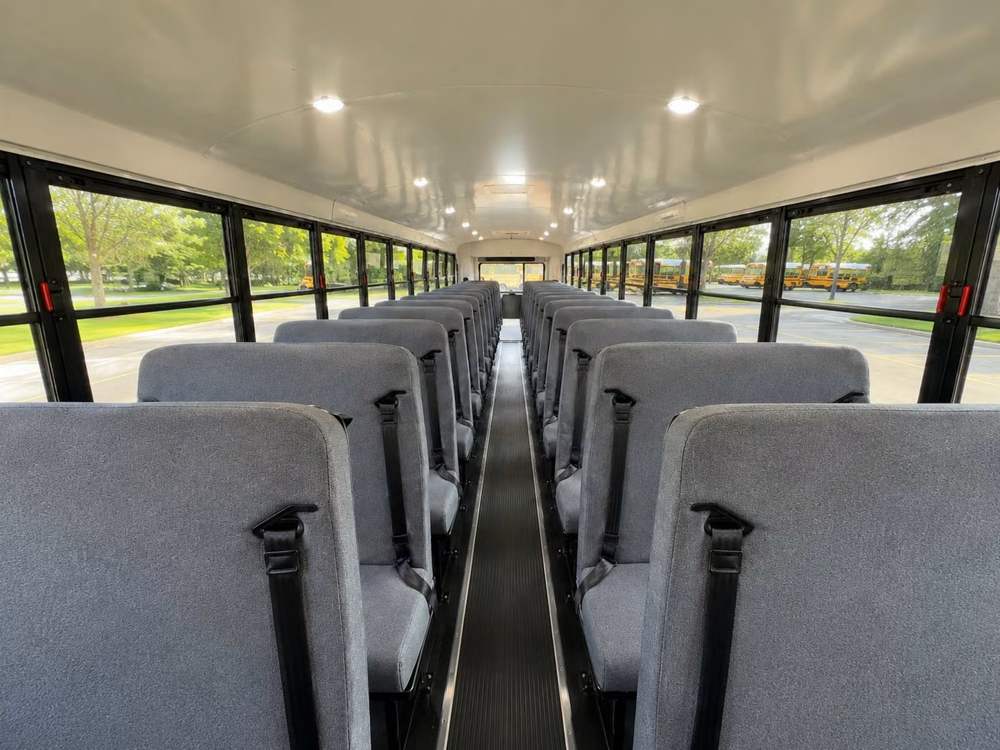 school bus interior
